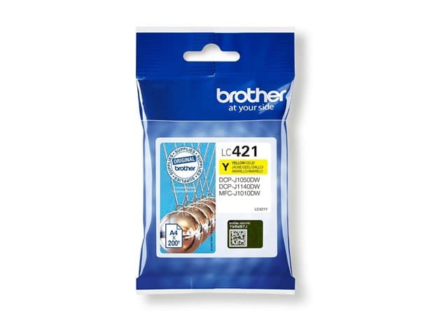 BROTHER - LC421Y - yellow - original - ink cartridge