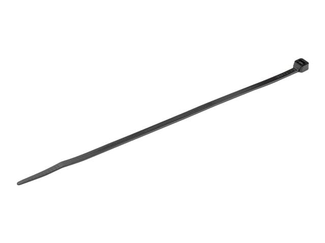 STARTECH.COM - Startech 8"(20cm) Cable Ties, 2-1/8"(55mm) Dia, 50lb(22kg) Tensile Strength, Nylon Self Locking Zip Ties, UL Listed, 1000 Pack, Black (CBMZT8BK) - cable tie - TAA Compliant