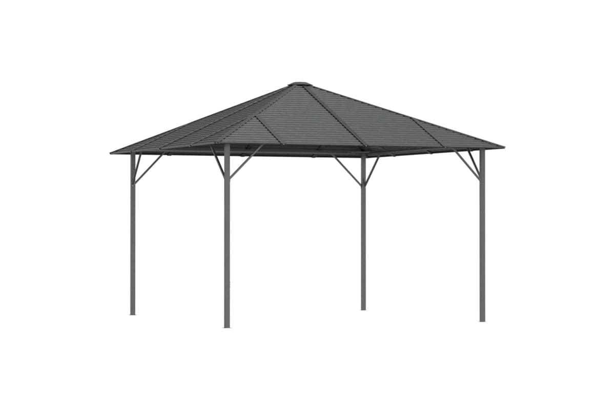 Vidaxl 315247 Gazebo With Roof 3x3 M Anthracite