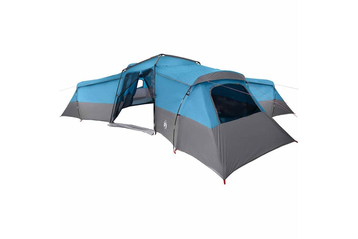 Vidaxl Family Tent With Roof Blue 833 X 585 X 216 Cm Taffeta