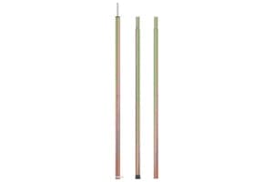 Vidaxl Telescopic Tent Pole With Length Of 170-255 Cm Galvanised Steel