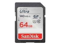 SANDISK - Ultra - Flash memory card - 64 GB - Class 10 - SDHC UHS-I