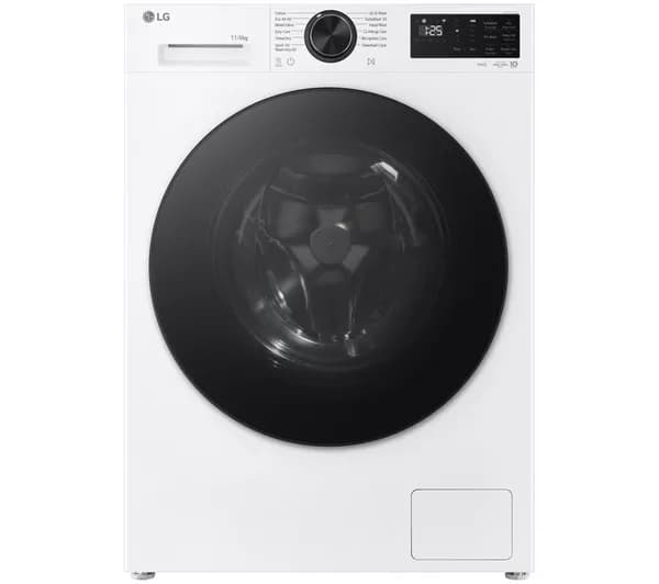 LG Series 5 AI Direct Drive W4X5016TLB 11 kg Washer Dryer - White