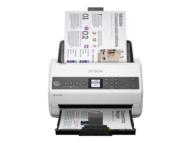EPSON - WorkForce DS-730N - document scanner - desktop - USB 2.0, Gigabit LAN