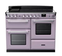Rangemaster Estel Deluxe 110cm Induction Range Cooker - Heather with Chrome Trim | ESDLO110EIPHTH/CM1
