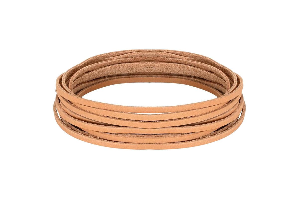 Vidaxl Leather Strap 1 Light Brown 1000 X 04 Cm Leather