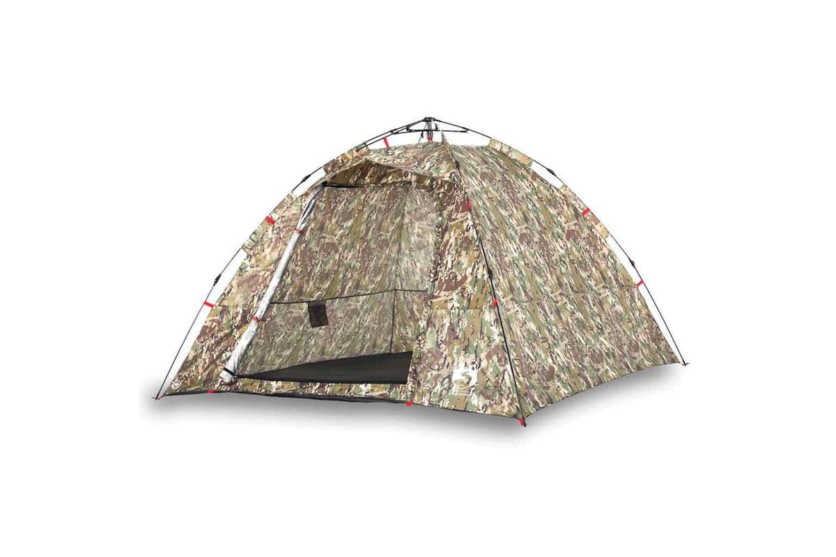 Vidaxl Fishing Tent 4-person Camouflage Quick Release