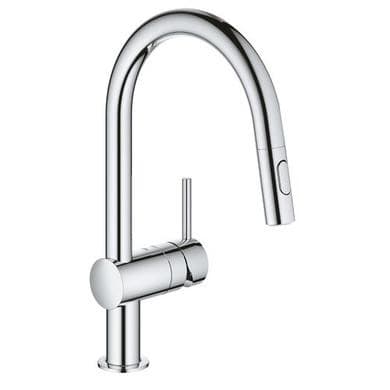 GRADE A1 - Grohe Minta Single Lever Kitchen Mixer Tap - Chrome