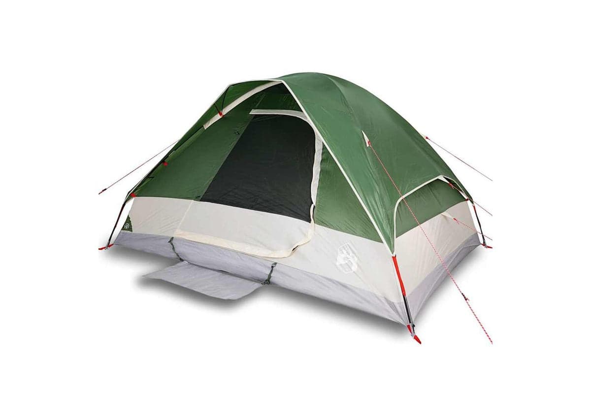 Vidaxl Camping Tent Dome 2-person Green Waterproof