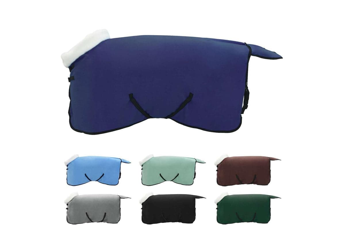 Vidaxl Horse Blanket Navy Blue 105 Cm Polar Fleece