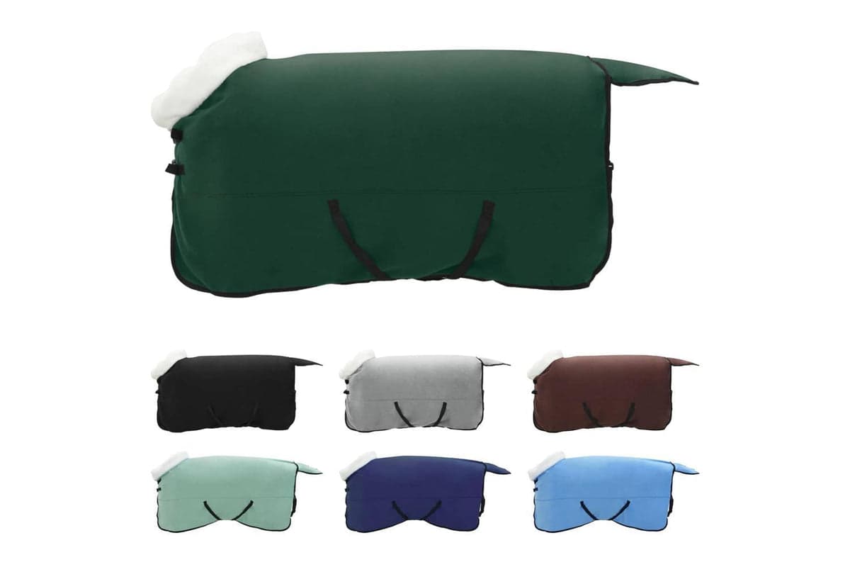Vidaxl Horse Blanket Full Dark Green 155 Cm Polar Fleece