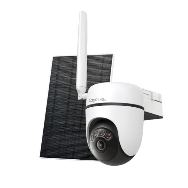 TP-Link Tapo 4g Sim 2k Solar Security Camera Kit Pan/tilt - White | TAPO-C615GKIT
