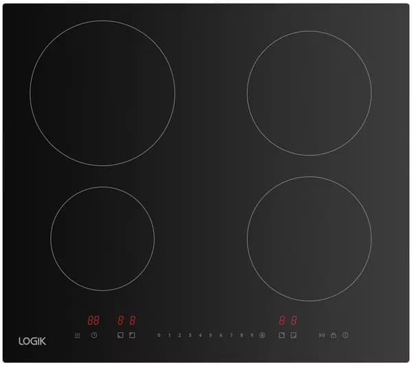 LOGIK LINDHOB26 59 cm Electric Induction Hob - Black
