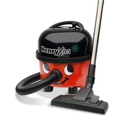 GRADE A1 - Numatic Henry Xtra HVX200 Vacuum Cleaner – Eco Red Cylinder Hoover 6L Capacity AiroBrush 240V