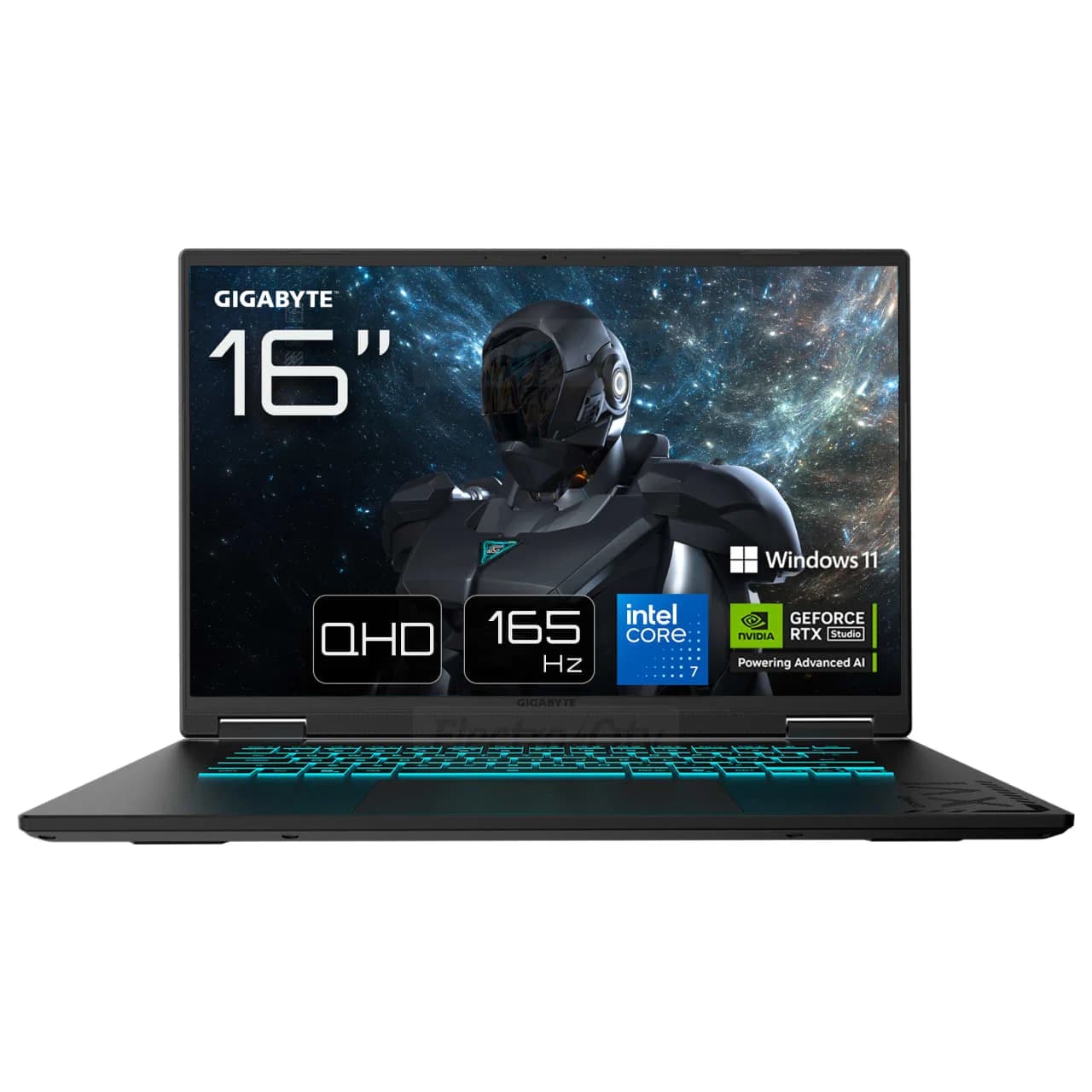 Gigabyte Gaming A16 PRO 16 Inch 165Hz Gaming Laptop | Intel Core 7, 32GB RAM, 1TB SSD, NVIDIA RTX 5080 | Black