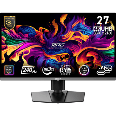 Refurbished MSI MPG 272URX QD 27" QD-OLED 4K UHD 240Hz 0.03ms Gaming Monitor
