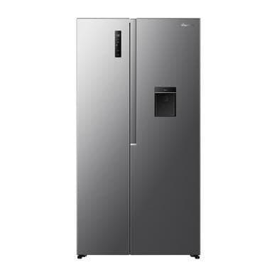 Fridgemaster 541 Litre Side-By-Side American Fridge Freezer - Silver
