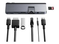 TARGUS - HyperDrive DUO Pro - docking station - USB-C x 2 - HDMI, USB4 - 1GbE