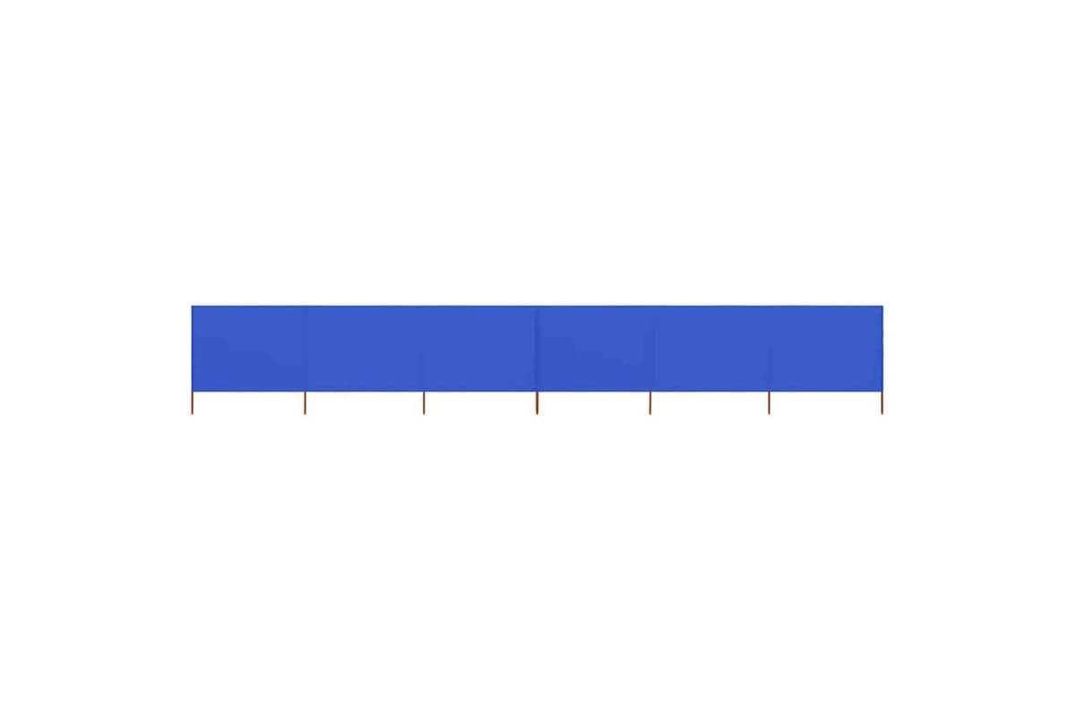 vidaXL 47185 6-panel Wind Screen Fabric 800x160cm Azure Blue