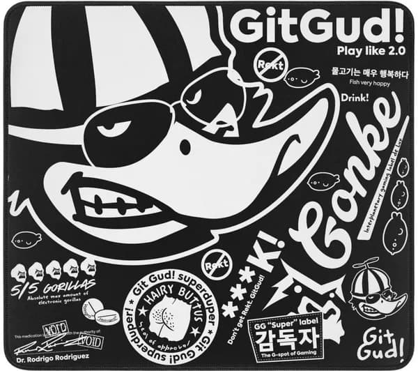 GITGUD Busyday Mouse Mat - Multi-color, L