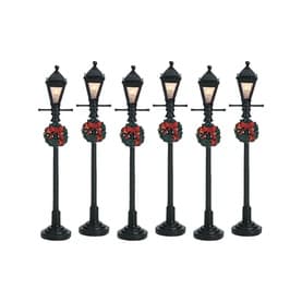 Gas Lantern Street Lamp Set of Six