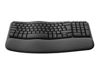 LOGITECH - Ergo Series Wave Keys for Business - keyboard - QWERTY - UK - graphite Input Device