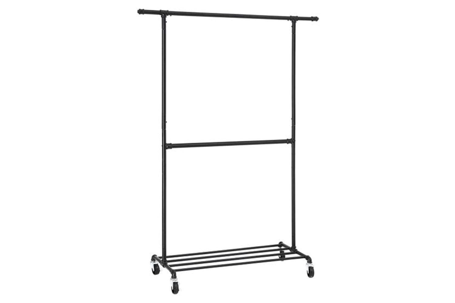Songmics Double Rod Garment Rack | Black
