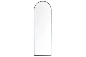 Modena Arched Wall Mirror | Black | 40 x 120 cm