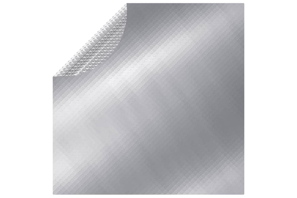 vidaXL 93086 Pool Cover Silver 381cm Pe