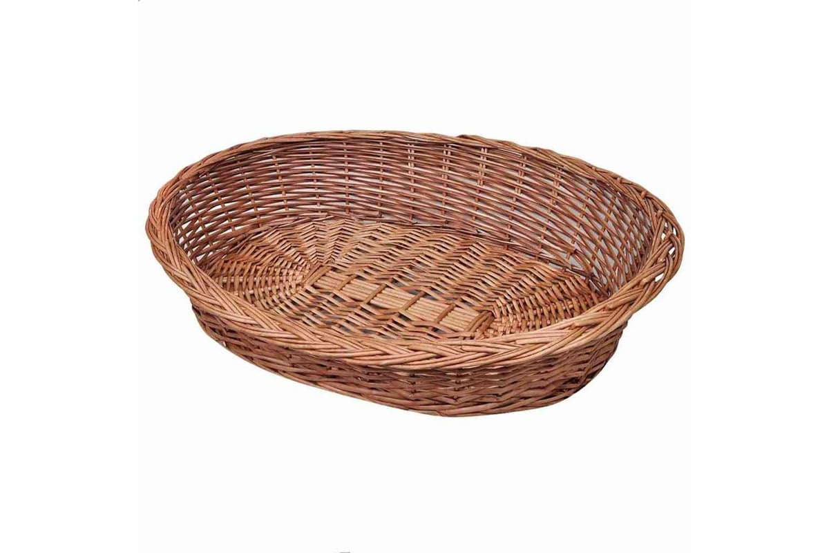 Willow Dog Basketpet Bed Natural 90 Cm