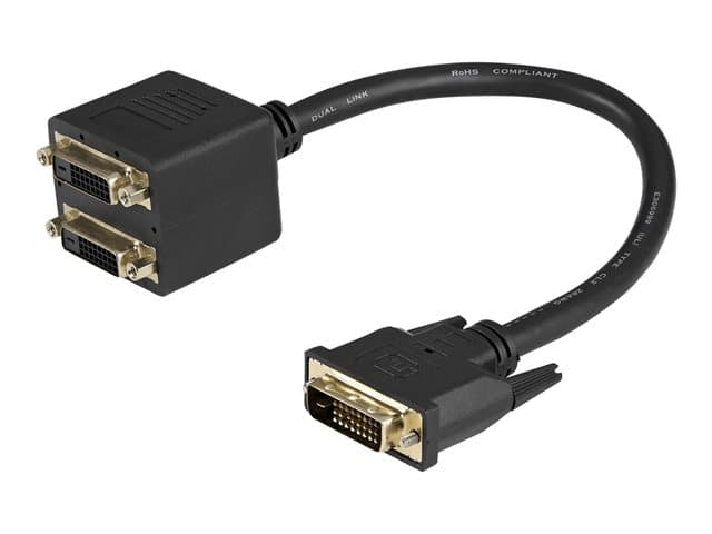STARTECH.COM - Startech 1 ft DVI-D to 2x DVI-D Digital Video Splitter Cable - M/F (DVISPL1DD) - video splitter - DVI - 30.5 cm