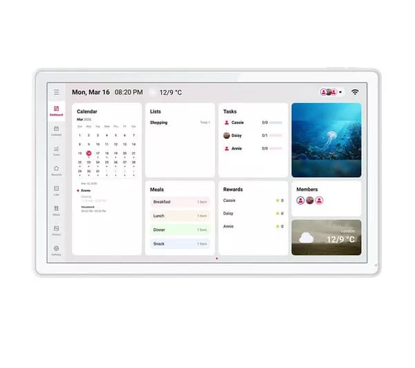 SANDSTROM S21SC27 21.5" HD Smart Digital Calendar - White