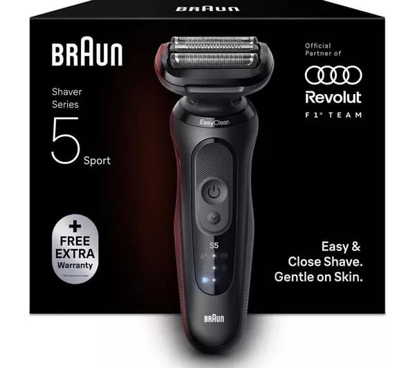 BRAUN Series 5 52-N1000s F1 Wet & Dry Foil Shaver - Black