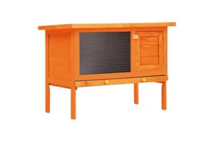 Vidaxl 170157 Outdoor Rabbit Hutch Small Animal House Pet Cage 1 Layer Wood