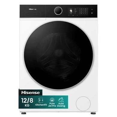 Hisense KitchenFit 5i Series 12kg Wash 8kg Dry 1400rpm Washer Dryer - White