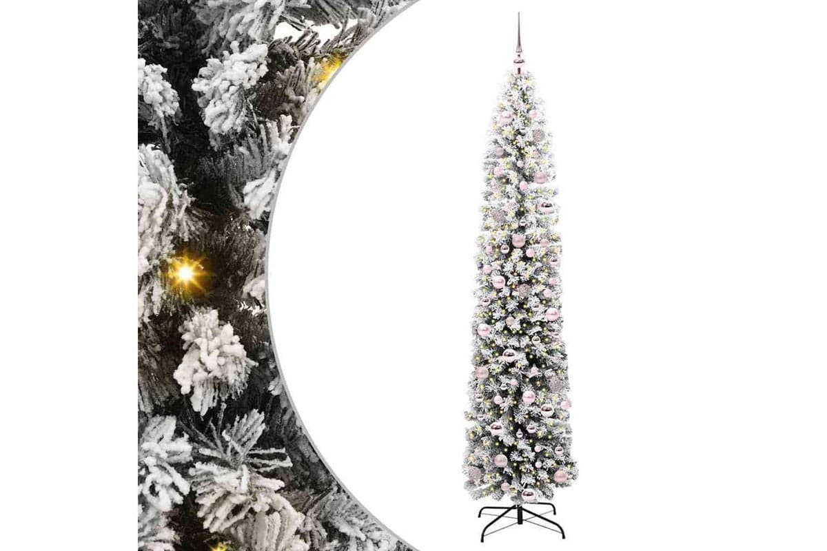 Vidaxl Artificial Christmas Tree With 300 Leds With Stand Green 210 Cm
