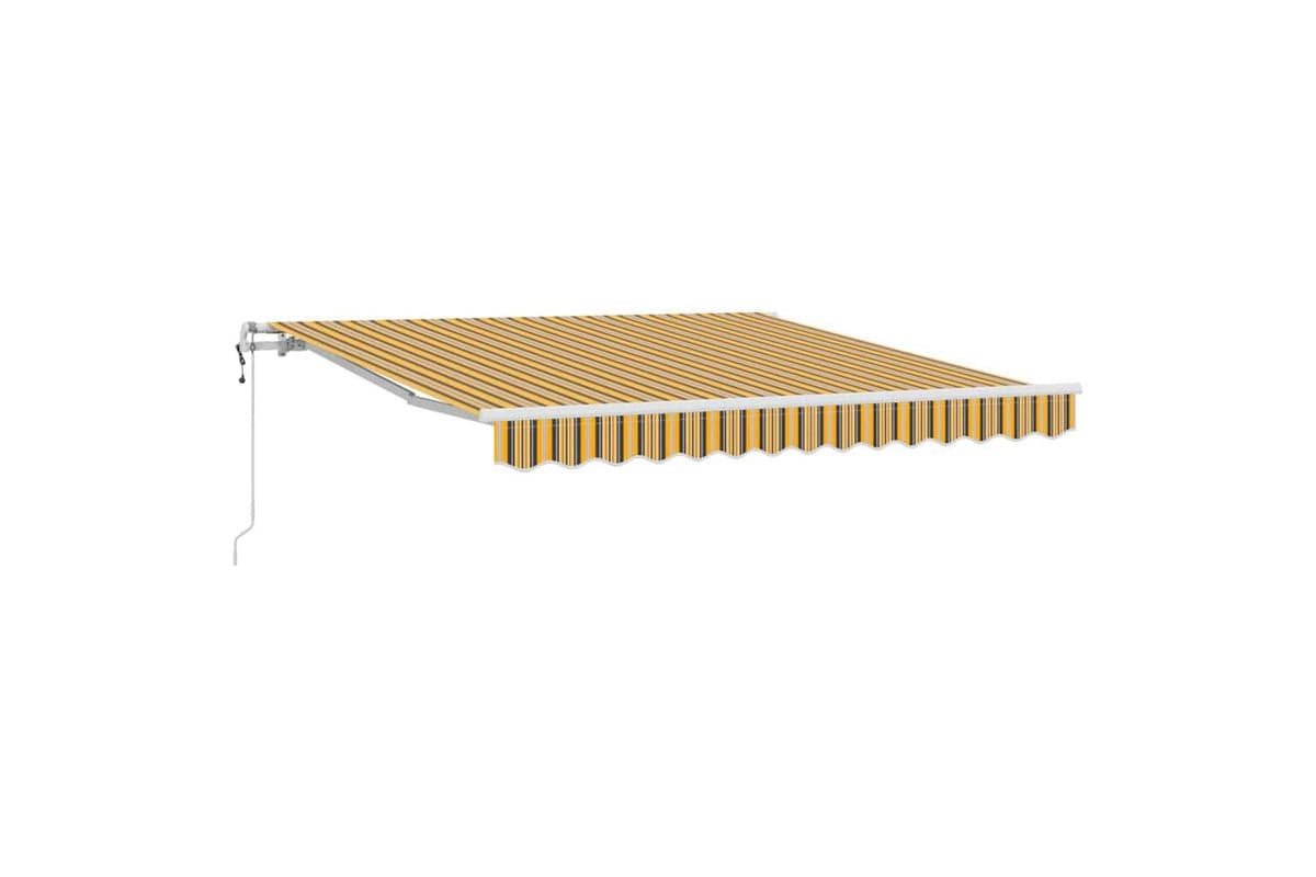 Vidaxl Retractable Awning 350 X 250 Cm Multicolour