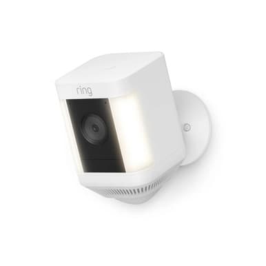Ring Spotlight Cam Plus, Battery Powered - White | B09K1LWPRK