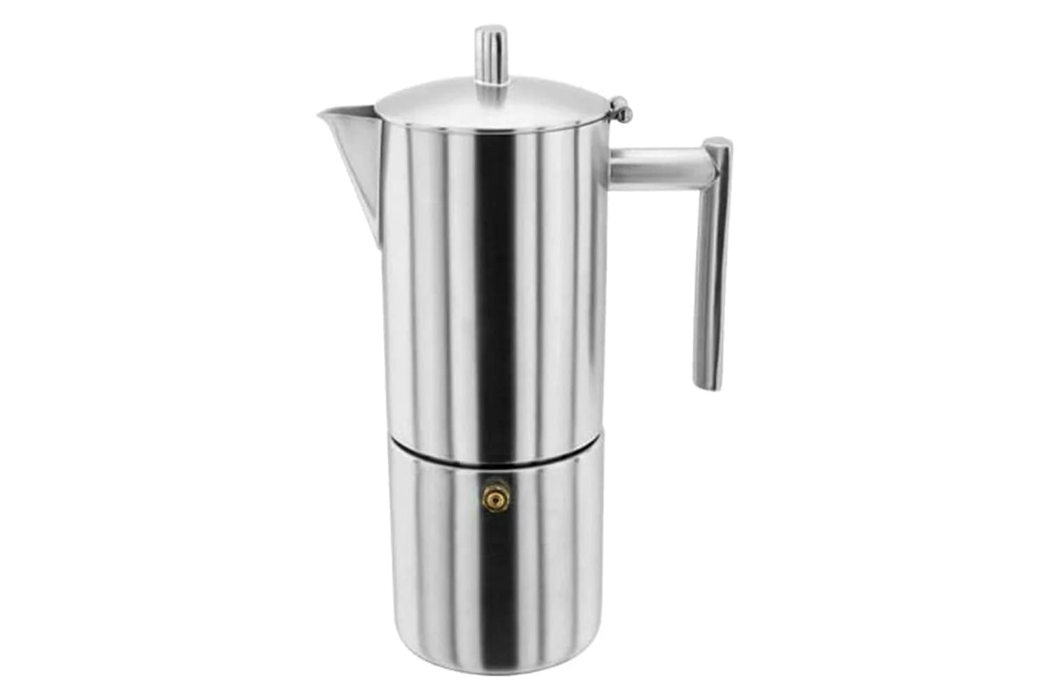 Stellar | Matt Double-walled Espresso Pot | 6 Cup | Stainless Steel
