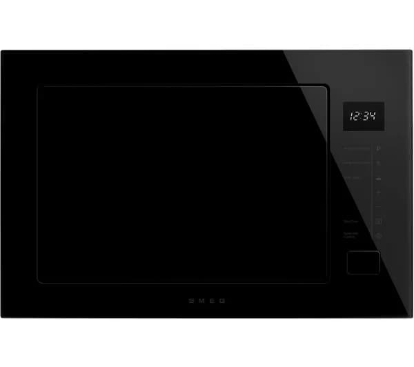 SMEG FMI225BI Built-in Microwave with Grill - Black