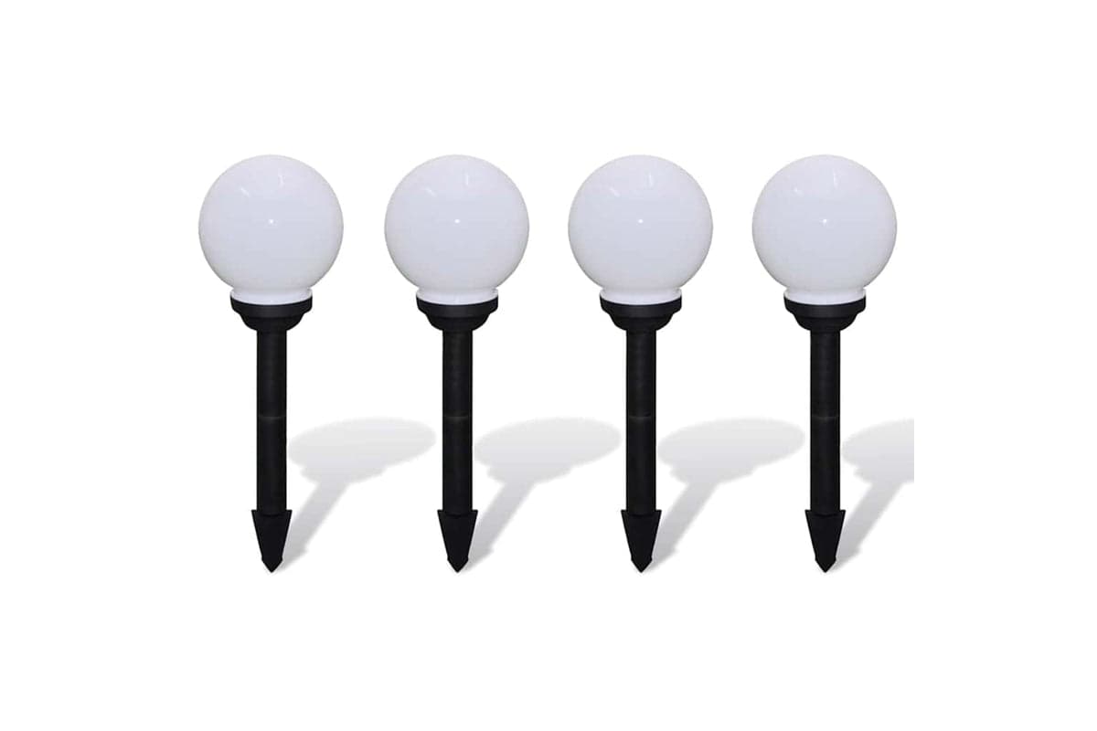 vidaXL 40863 Outdoor Pathway Lamps 4 Pcs Led 15cm With Ground Spike