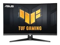 ASUSTEK - ASUS TUF Gaming VG27WQ3B - LED monitor - gaming - curved - 27" - 2560 x 1440 QHD @ 180 Hz - Fast VA - 300 cd/m² - 5000:1 - HDR10 - 0.5 ms - 2xHDMI, DisplayPort - speakers - black