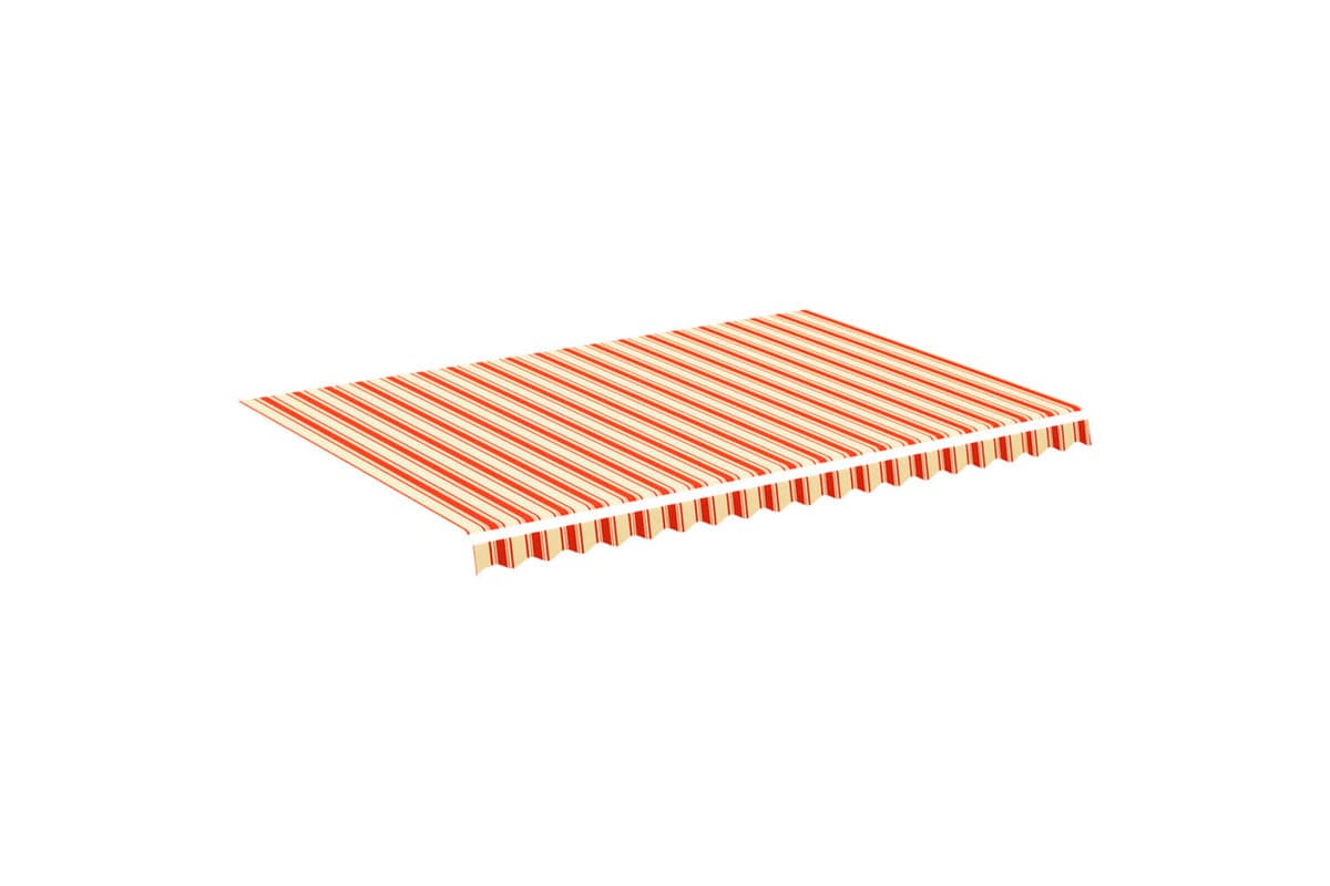 Vidaxl 312019 Replacement Fabric For Awning Yellow And Orange 4.5x3 M