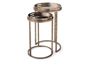 Vela Tray Table | Gold | Set of 2