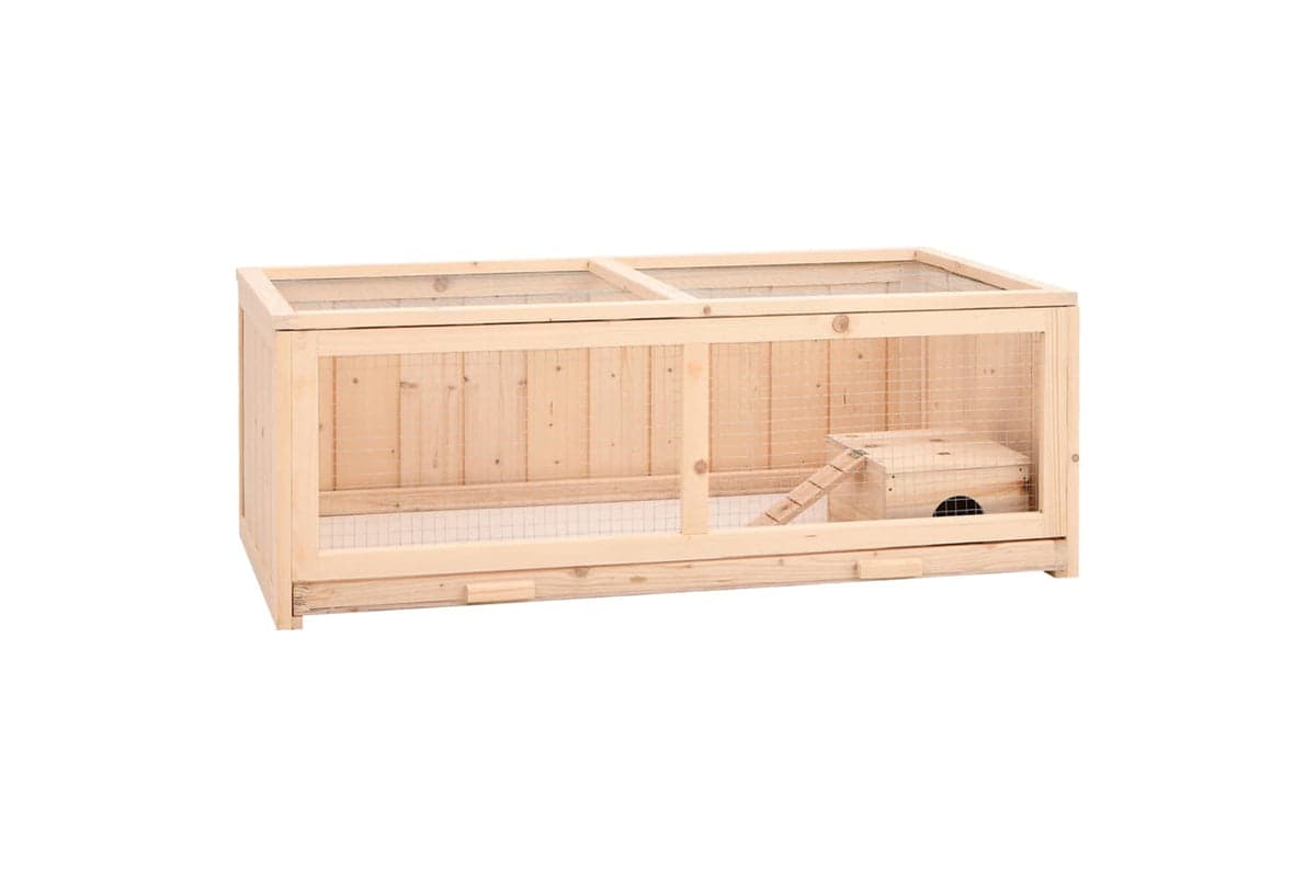 vidaXL 172383 Hamster Cage 104x52x38cm Solid Wood Fir