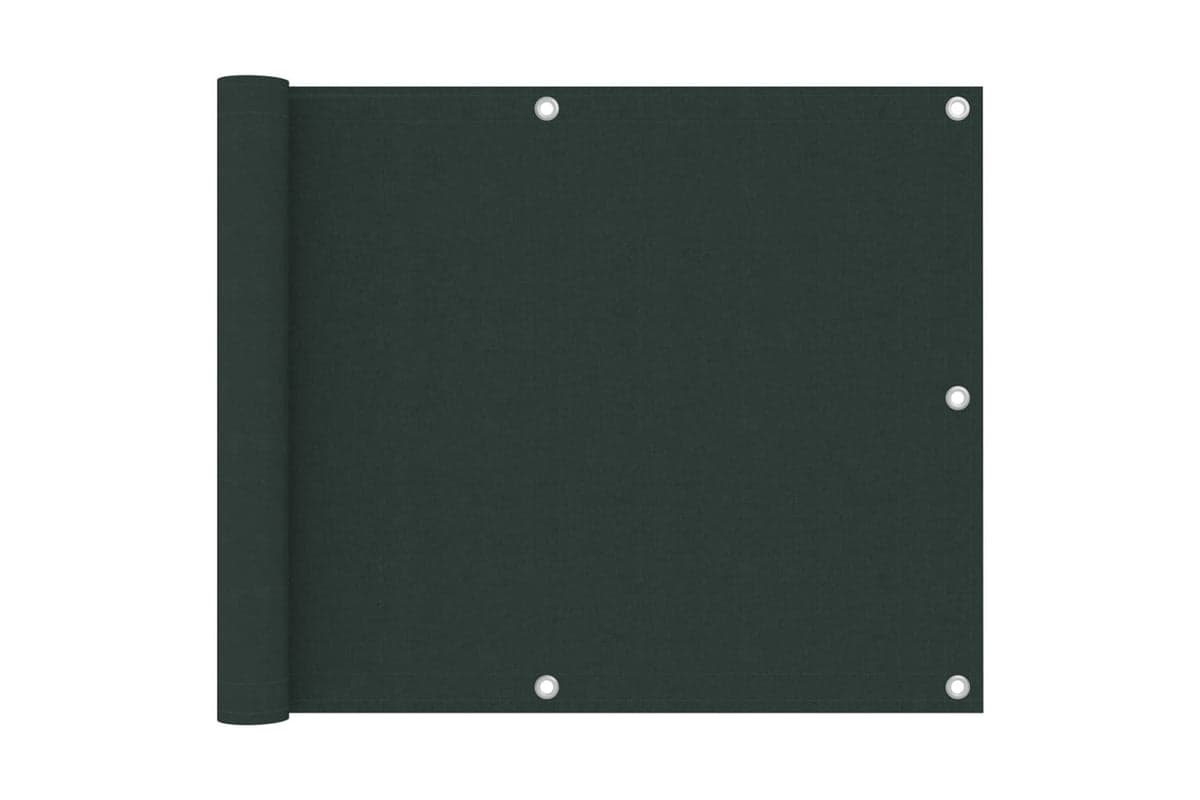 vidaXL 134996 Balcony Screen Dark Green 75x300cm Oxford Fabric