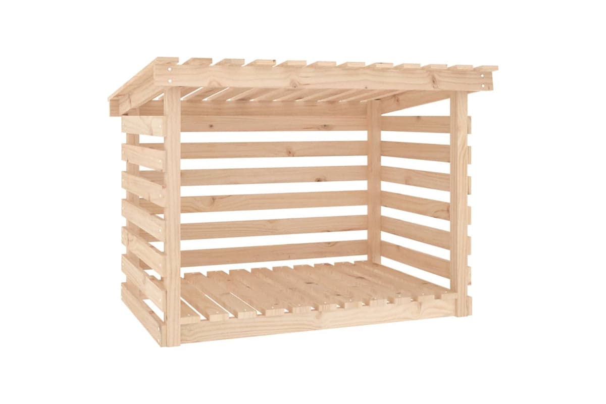 vidaXL 822227 Firewood Rack 108x73x79cm Solid Wood Pine