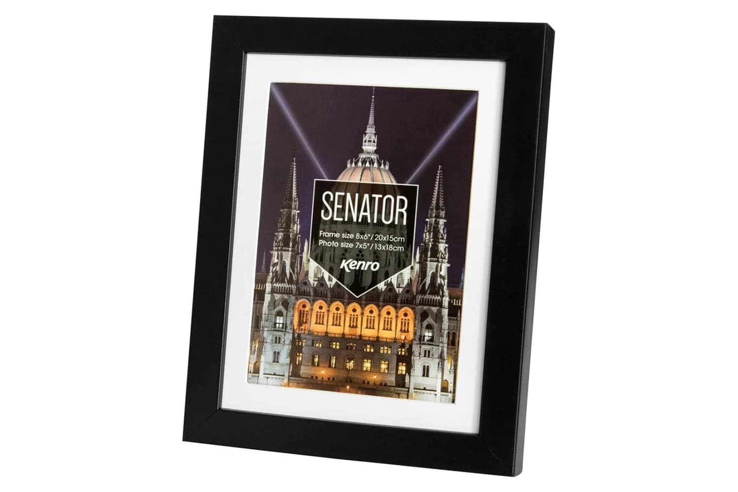 Senator 8x10/10x12" Photo Frame | Black