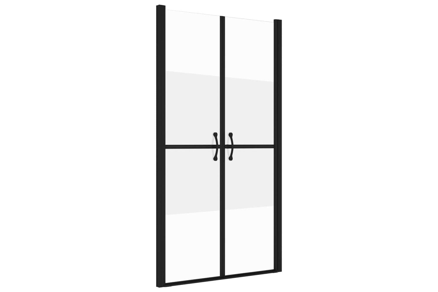 vidaXL 150836 Shower Door Half Frosted Esg (93-96)x190cm