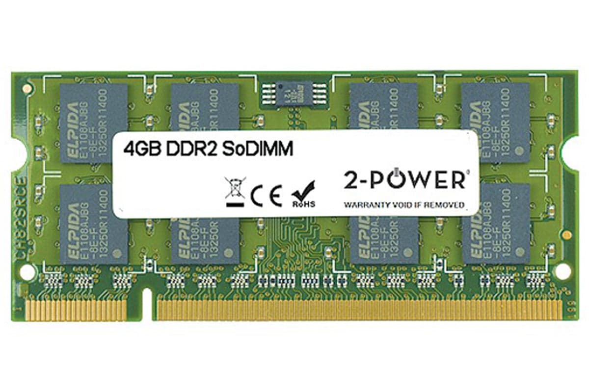 2-Power 4GB DDR2 CL6 SoDIMM 2Rx8